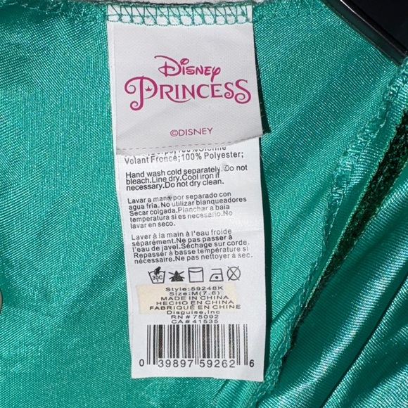 Disney Ariel Princess Costume for Kids medium (7-8) - Picture 2 of 9